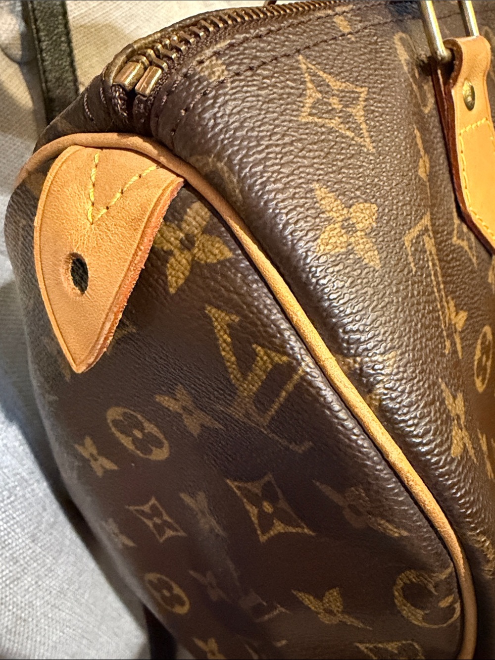 Louis Vuitton Speedy 30 Classic Monogram Canvas Tote Bag Excellent Condition - Picture 13 of 14